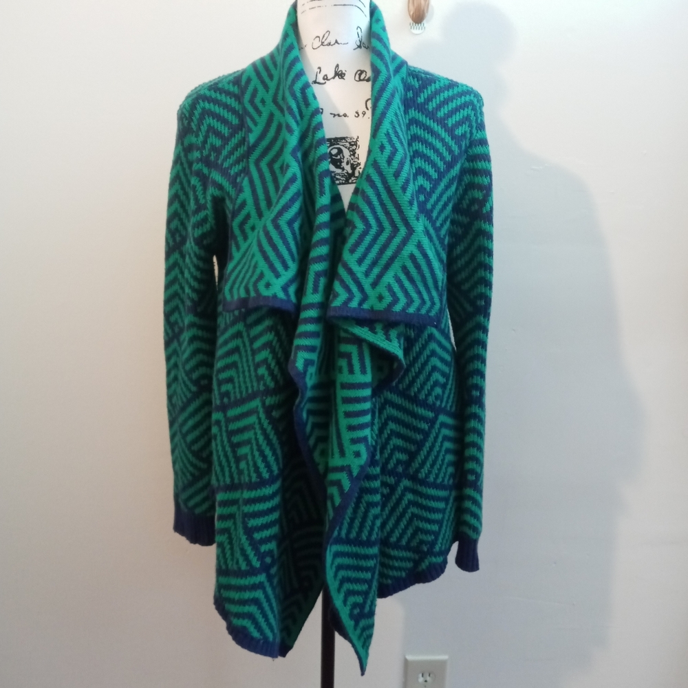 Pixley Stitch Fix Cashmere Draped Dali Cardigan L
